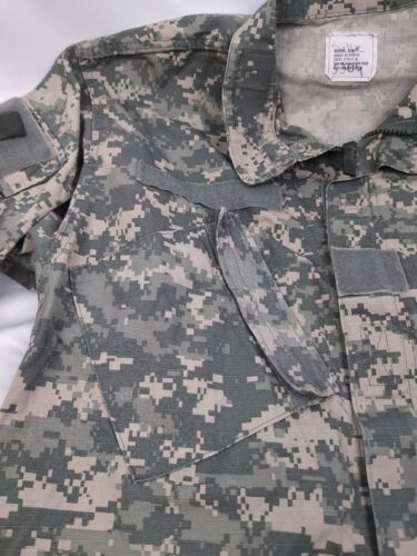 ACU Shirt/Coat Small Short USGI Digital Camo Cotton/Nylon Ripstop Army Combat - Picture 3 of 10
