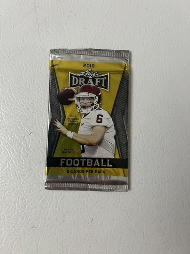 8 PACK LOT (FIVE AND LEAF) 2016, 2018, 2019 Football Factory Sealed Josh Allen?? - Picture 2 of 4