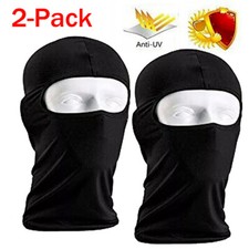 2 PCS Baclava Sport Full Face Mask Helmet Liner UV Protection Balaclava Ski Mask
