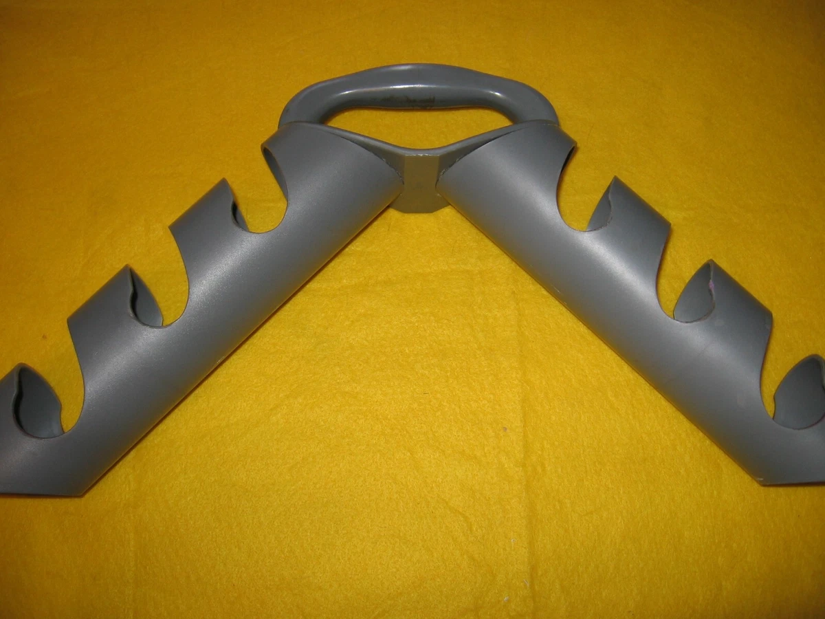 Rotating 6 Dumbbell Stand Rack. Use for Standing or Carry