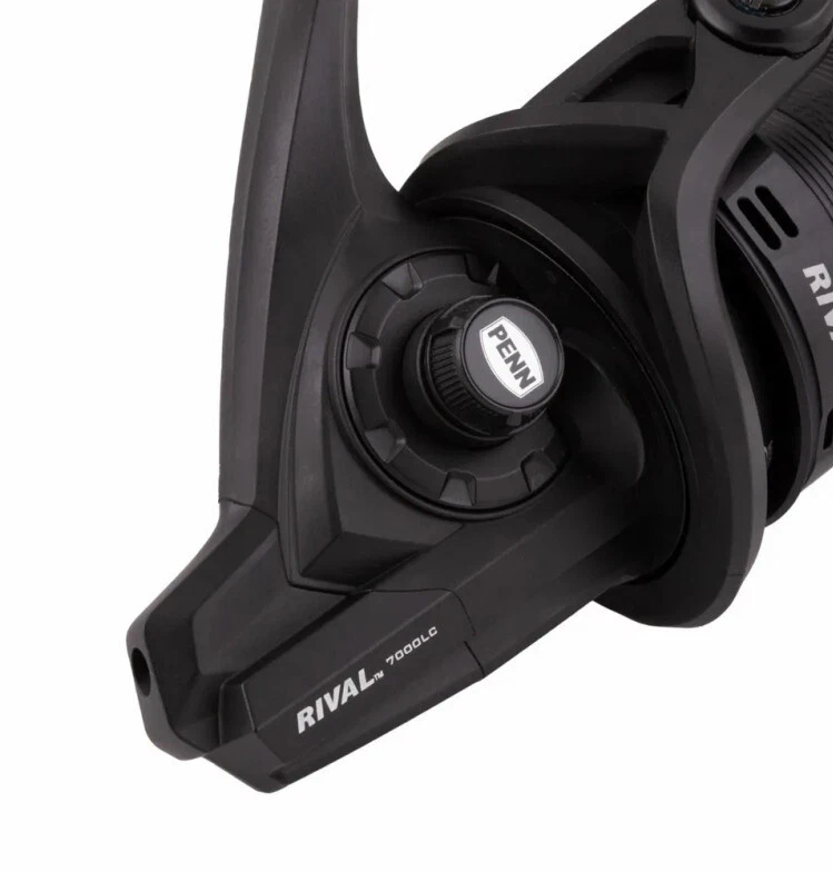 PENN RIVAL 8000 LONGCAST BLACK MULINELLO CARPFISHING LONG CAST REEL A1308 - Immagine 3 di 4