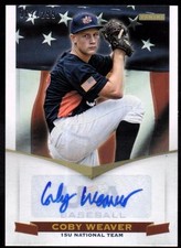 ET 2012 USA Baseball 15U National Team Signatures #20 Coby Weaver #002/299