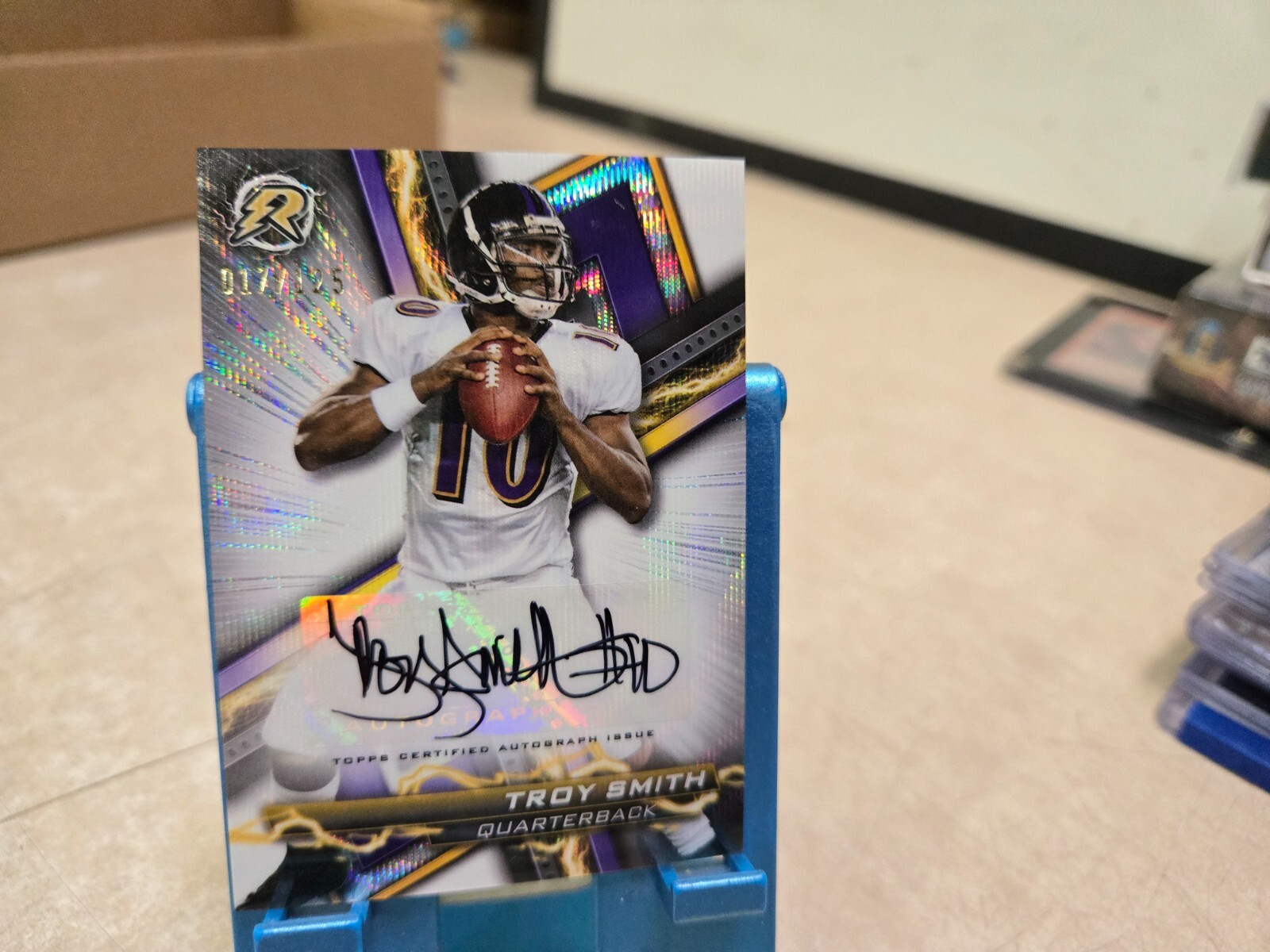 TROY SMITH AUTO WHITE SURGE REFRACTOR /125🔥2023 Topps Composite Resurgence