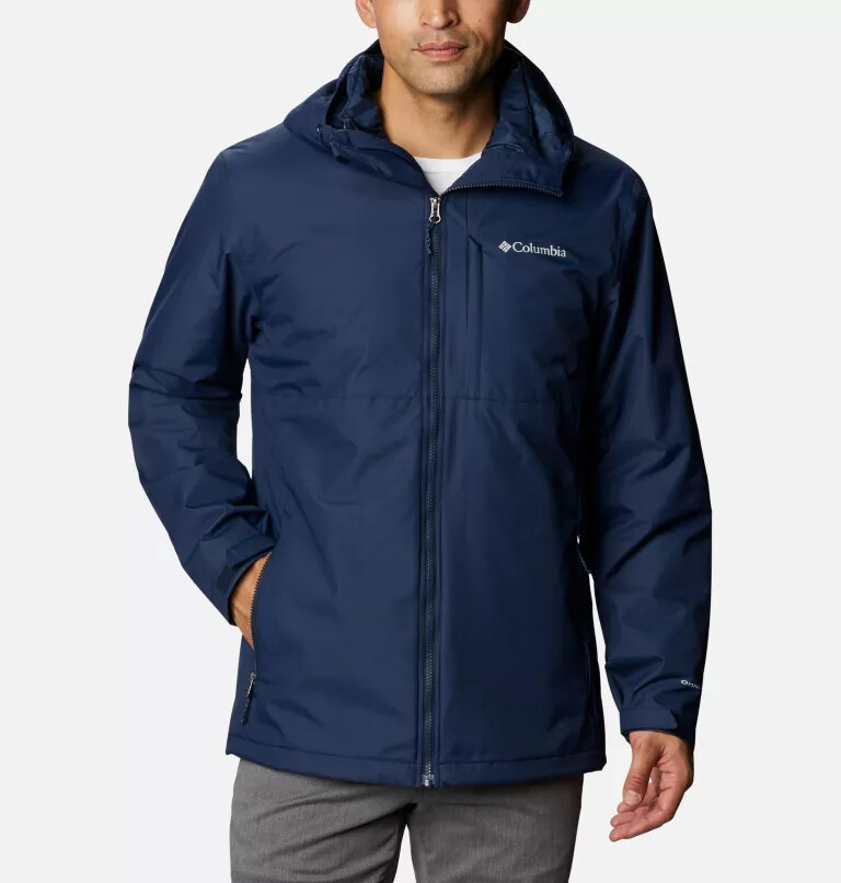 Columbia Men's Ridge Gates Interchange Jacket Collegiate Navy Dobby-XL