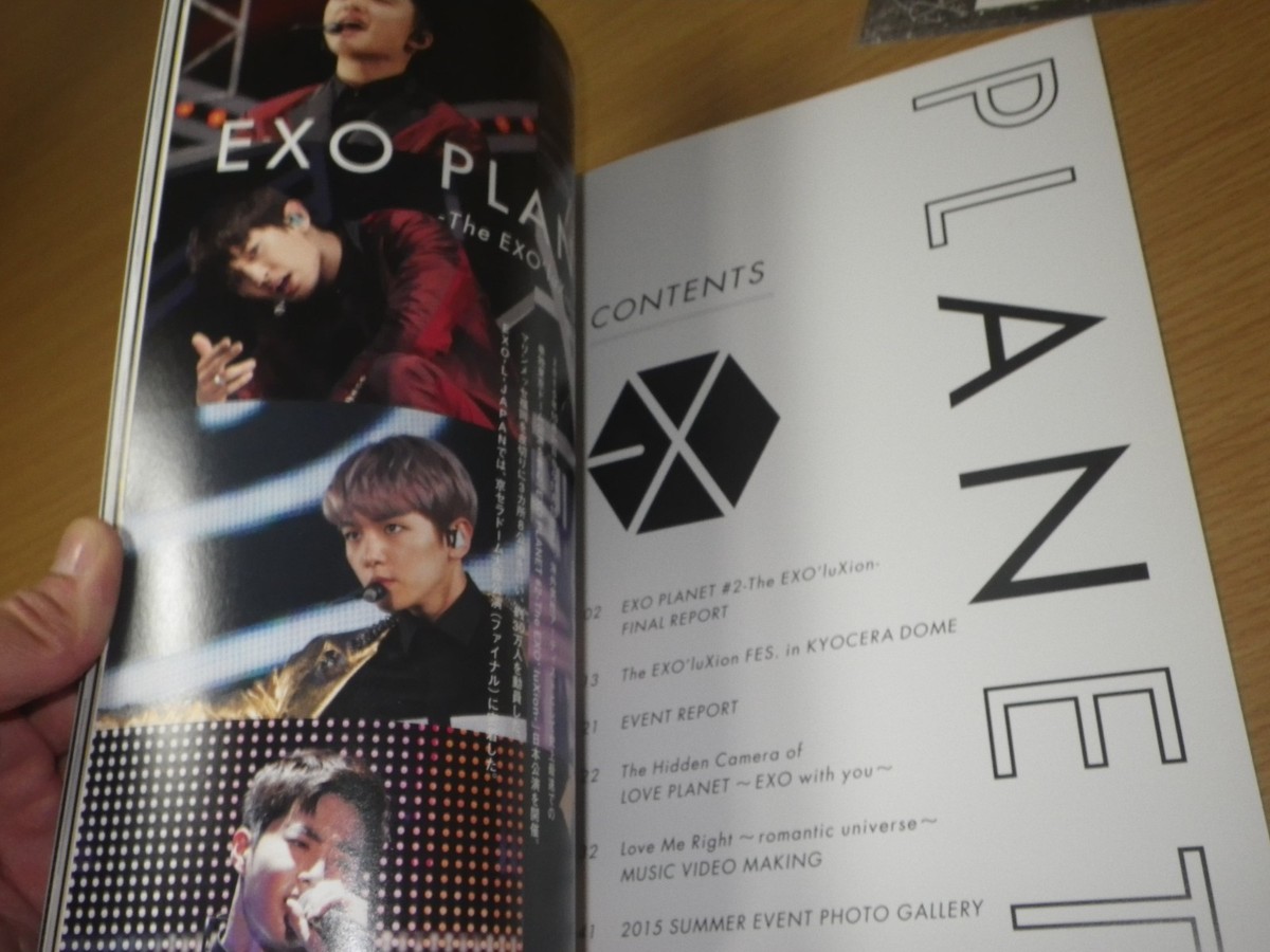 EXO 会報 オフィシャルブック EXO EXO-L JAPAN PLANET 3 EXO OFFICIAL BOOK Used From Japan