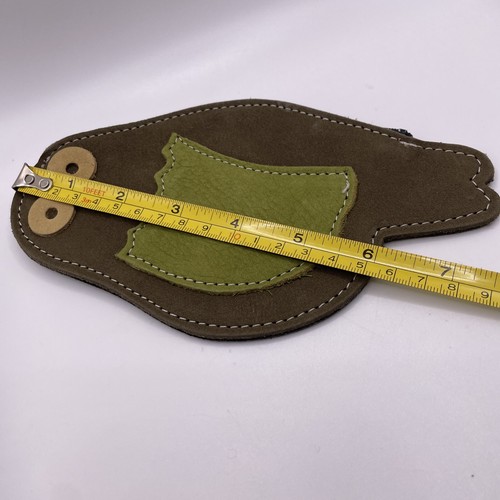 Owl Change Purse Made in Italy Genuine Leather Zippered Case— coins, make-up etc - Picture 7 of 9