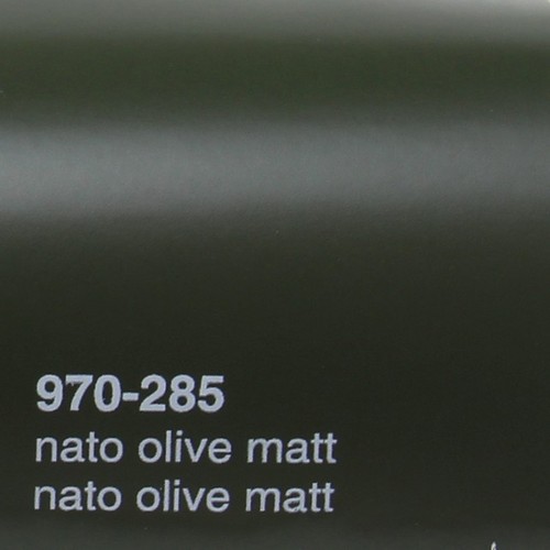 25€/m² Oracal 970RA Nato Olive Matt 285 Autofolie gegossen Luftkanal