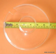 Lot of 2 Carlisle 430-CM1033-07 Coldmaster Condiment Pump Cover Slotted Clear