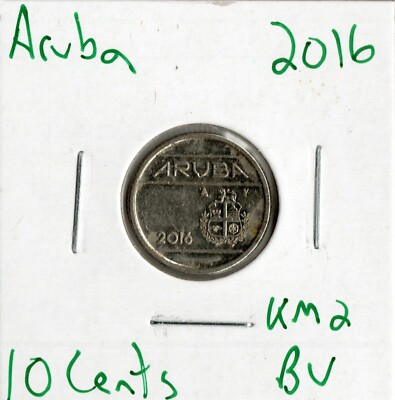 Coin Aruba 10 Cents 2016 KM2