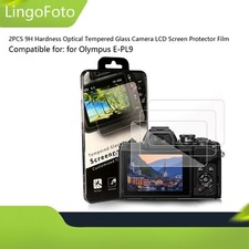 2PCS Optical Tempered Glass Camera LCD Screen Protector Film for Olympus E-PL9