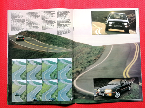 Ford Sierra XR4i 1983 folleto de ventas - ¡como nuevo! - Imagen 5 de 9