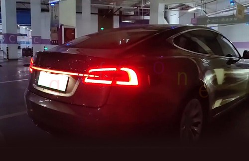 For Tesla Model S 2012-2023 LED Rear Door Driving Lights Brake /Reversing Lights - Foto 6 di 20