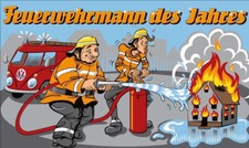 Fahne Flagge 90x150 cm Feuerwehrmann des Jahres