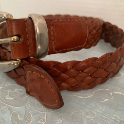 New York Studio Genuine Leather S/M Belt. New York Studio Brown Leather Belt - Size Medium | eBay main image 4