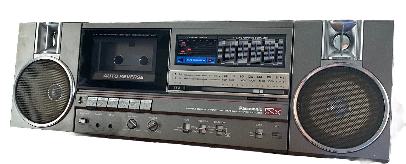 Panasonic RX-FD75 PANASONIC CASSETTE PLAYER BOOMBOX