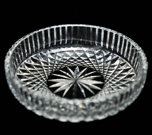 Vintage Waterford 5" Trinket Tray Wine Bottle Coaster Candle Holder Colleen 290g