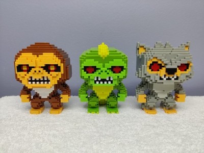 Funko Pop! 8-Bit Rampage 3 Pack George Lizzie & Ralph Walmart Exclusive OOB