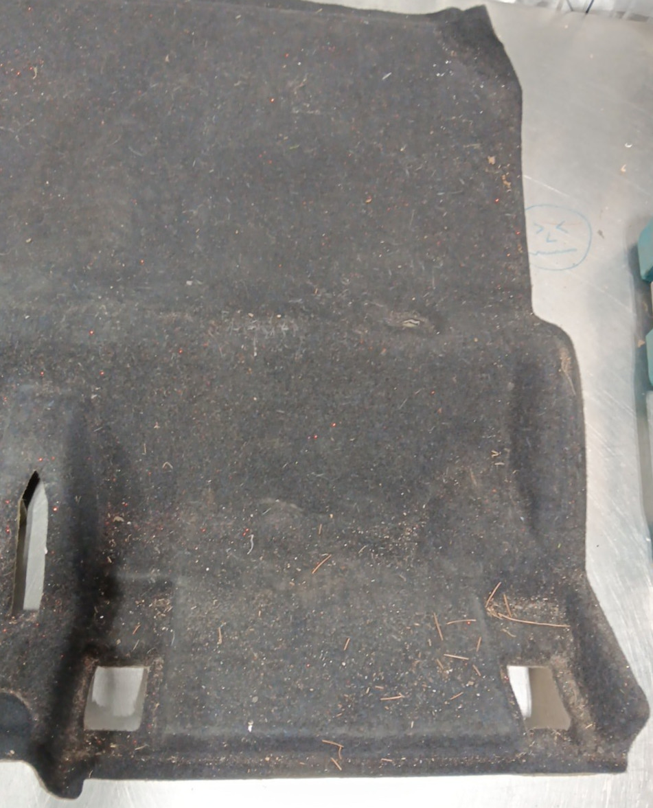 SMART FORTWO BRABUS 2009 REAR CARPET BLACK COVER REAR INTERIOR OE 4516800442CT4A