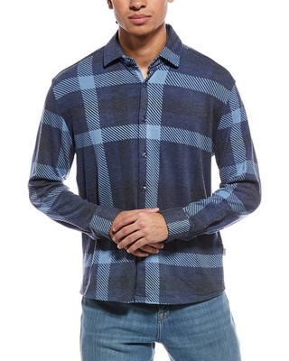 Stone Rose Technical Performance Fleece Shirt Men's Blue 2/S