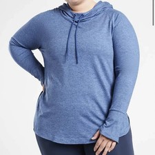 Athleta Uptempo Pullover Hoodie Sweatshirt Athleisure Lounge Wear Plus Size 3X