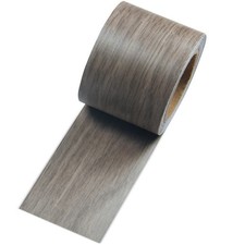 Self-Adhesive Wood Repair Tape, 2 Inch X 32 Ft Gray Wood Grain Tape for Furni...