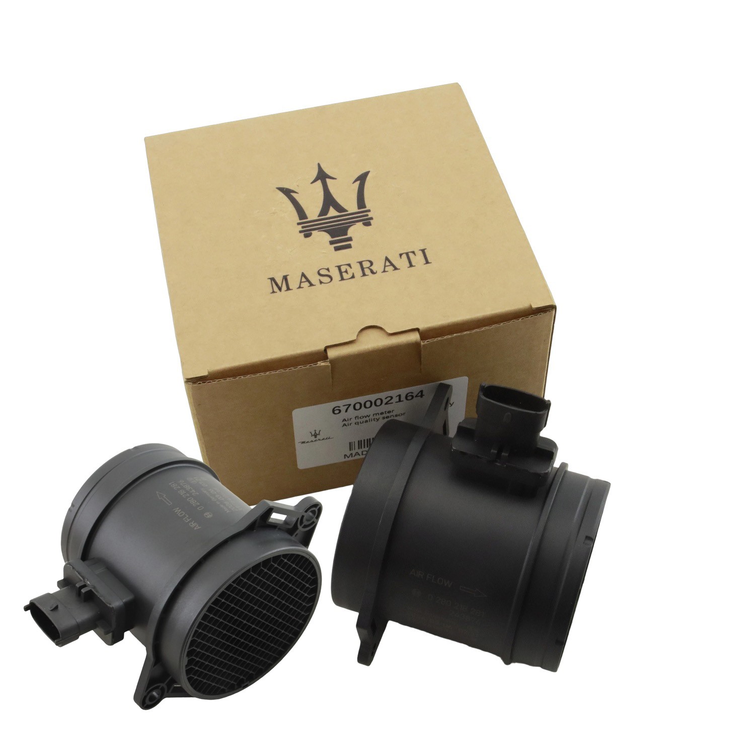Maserati Ghibli 2017 Mass air flow sensors 2 pcs P/N 670002164
