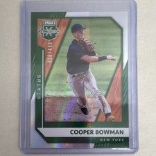 2021 Panini Elite Extra Edition - Status Green Cooper Bowman #122 Yankees /499