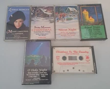 Lot of 6 Cassettes: All Assorted Christmas Songs