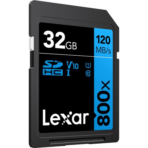 Lexar 32GB High-Performance 800x UHS-I SDHC Memory Card BLUE Series - (2-Pack) - Afbeelding 4 van 7