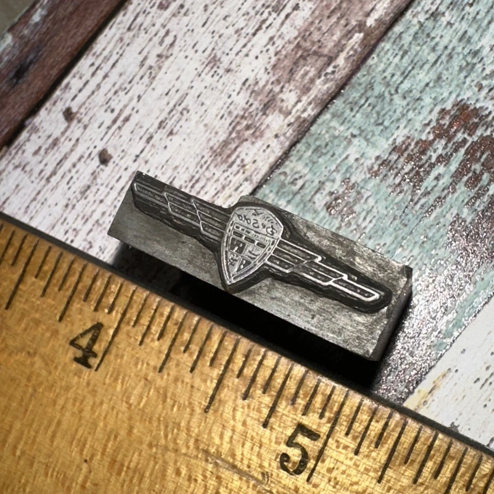 Printing Block ( Desoto Logo Emblem ) Lead Block - Image 2 of 4