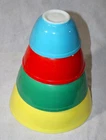 Vintage PYREX Primary Colors Nesting Bowl Set