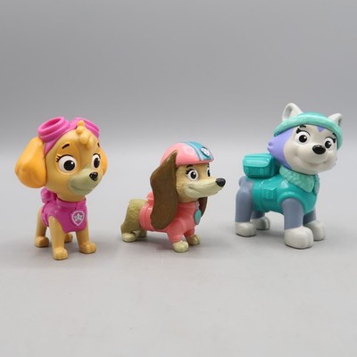 Paw Patrol  Lot Of 3 Tracker Everest Liberty Skye Girl Dog Pup lot