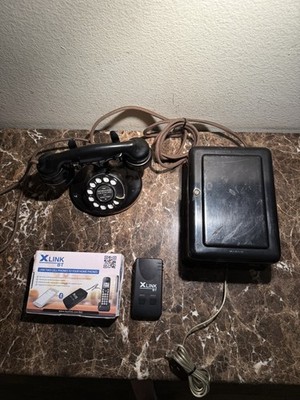 Vintage Western Electric Rotary phone  Ringer Box Works wired or with blue tooth