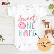 Baby Girl Custom Name Clothes Newborn Outfits New Born First Birthday Toddler