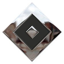 Hamburger SV HSV Chrom Emblem