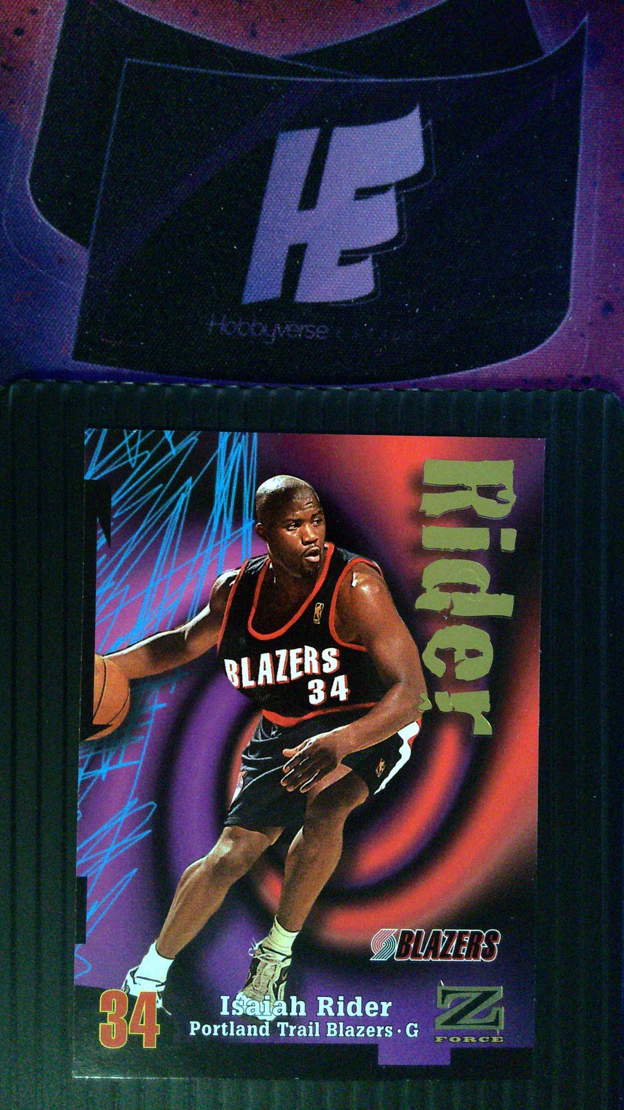 1997-98 SkyBox Z-Force #108 Isaiah Rider