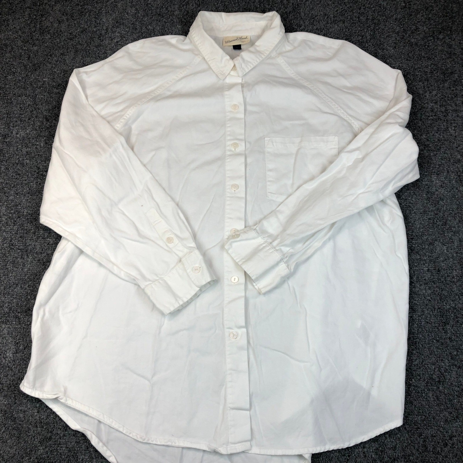Universal Thread Goods Co White Button Down Long … - image 2
