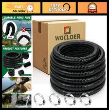 Flexible PVC Pond Tubing 1" x 50ft - Kink-Resistant Hose for Pumps Fountains,