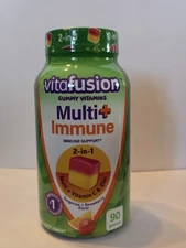 Vitafusion Multi+ Immune Support 2-In-1 Benefits 90 Count EXP: 12/2025