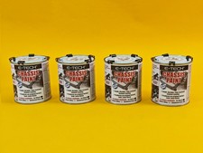 Chassis Paint JET BLACK 4x Brush-On Chip Resistant Car Van Trailer 500ML E-TECH