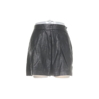 H&M, Shorts, Größe: 38, Schwarz, Polyester/Polyurethan, Lederimitat, Damen #hQL