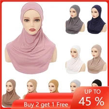 Inner Hats Women Muslim Hijab Turban Ninja Amira Headwear Underscarf Caps Cover