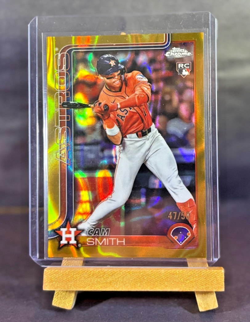 2025 Topps Chrome Update Series GOLD LAVA #USC145 Cam Smith RC 47/50 MINT