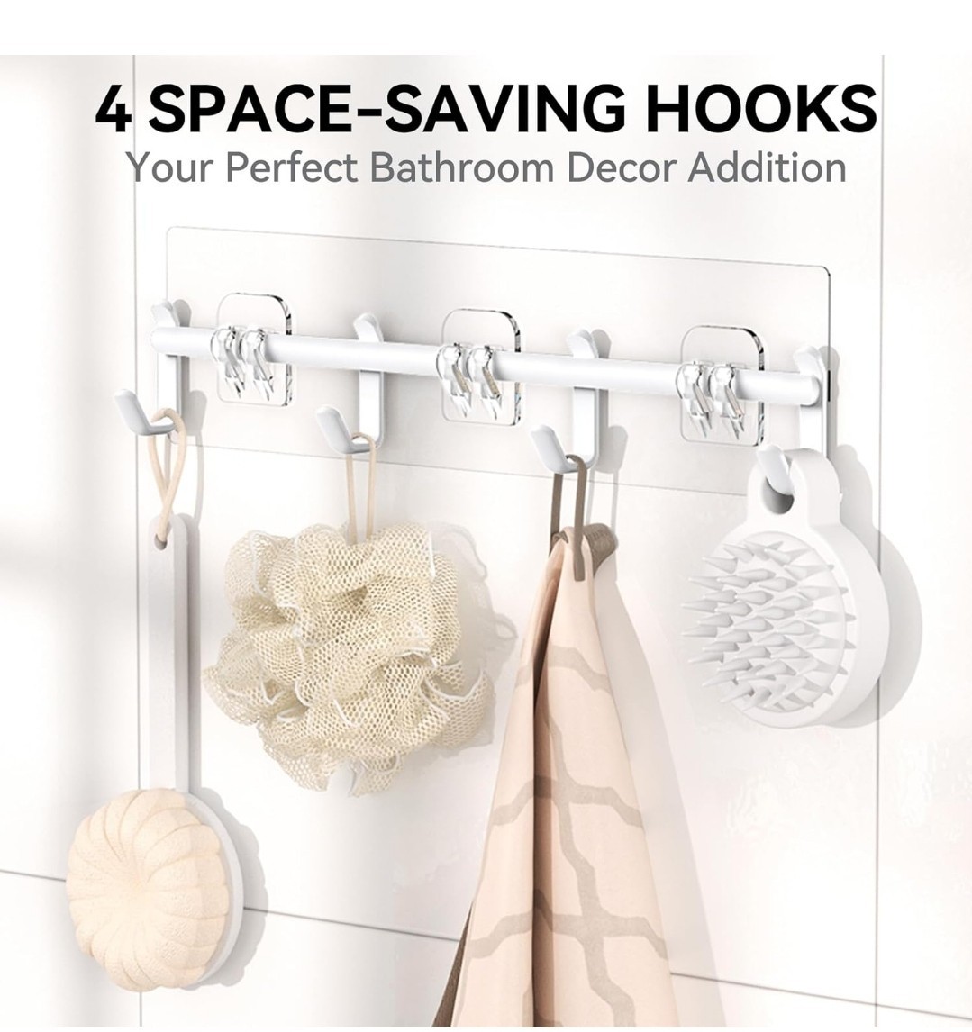 YASONIC Shower Caddy, 6 Pack Large Capacity shower organizer with Soap Holder...