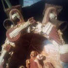 Clay Pottery Nativity Folk Art Manger Scene, Handcrafted  7" — photo 3