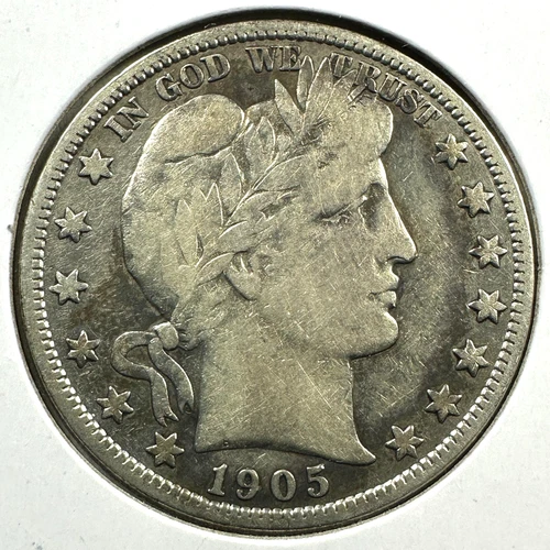 1905-S 50C Barber Half Dollar (88799)