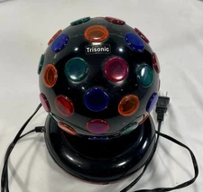 Trisonic Rotating Disco Party Ball 9" Tested