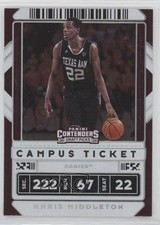 2020 Panini Contenders Draft Picks Variation Campus Ticket Khris Middleton 4l3
