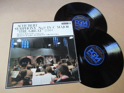 HEINZ ROGNER Sinfonie Nr. 9 C-Dur 'The Great' SCHUBERT - DENON JAPAN Lp 79