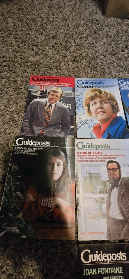 Guideposts Magazine Lot of 11 (All 1975) Joan Fontaine Etc  - Image 2 of 4